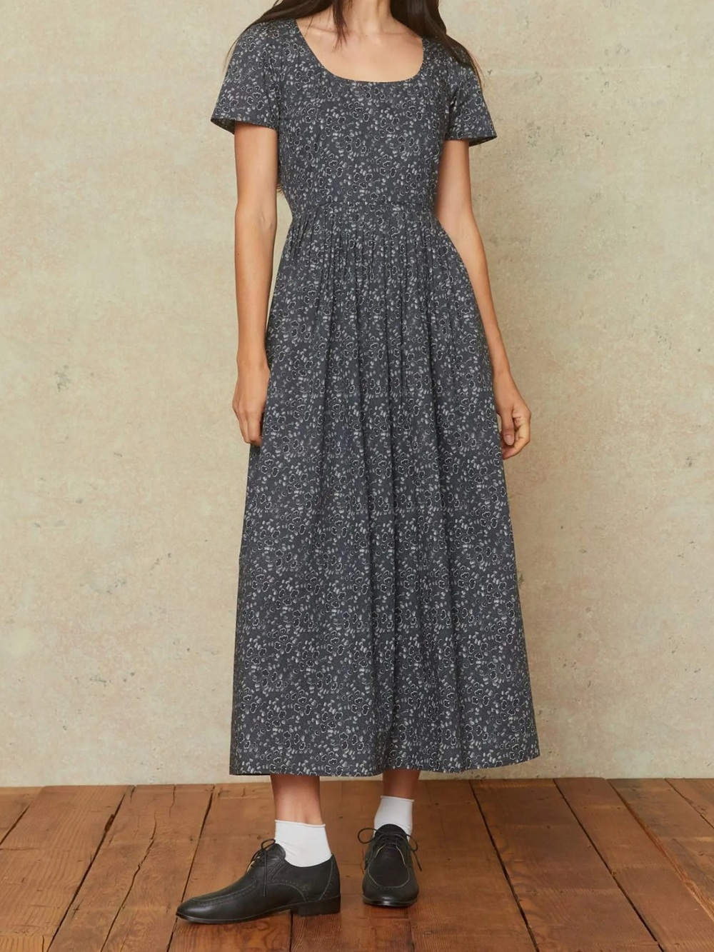 Christy Dawn Scarlet Dress in Gingko Noir